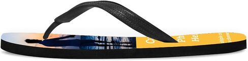 Custom Flip Flops Slides for Women Men Personalized sandal Slippers with Photo Text Bathroom Beach Indoor Outdoor Sandals in Saudi Arabia