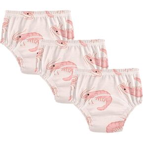 Toddler Potty Training Underwear Cotton Absorbent Soft Baby Girl Boy Potty Training Pant 2T-5T