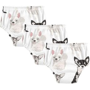 Toddler Potty Training Underwear Cotton Absorbent Soft Baby Girl Boy Potty Training Pant 2T-5T