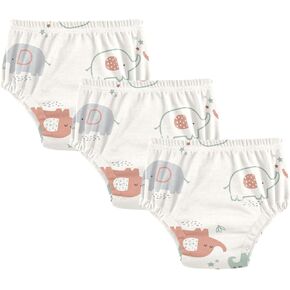 Toddler Potty Training Underwear Cotton Absorbent Soft Baby Girl Boy Potty Training Pant 2T-5T