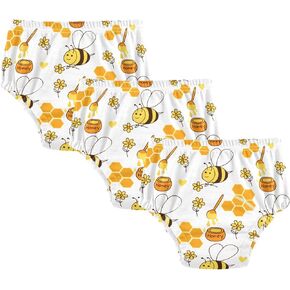 Toddler Potty Training Underwear Cotton Absorbent Soft Baby Girl Boy Potty Training Pant 2T-5T