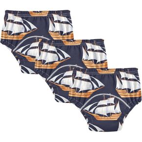 Toddler Potty Training Underwear Cotton Absorbent Soft Baby Girl Boy Potty Training Pant 2T-5T