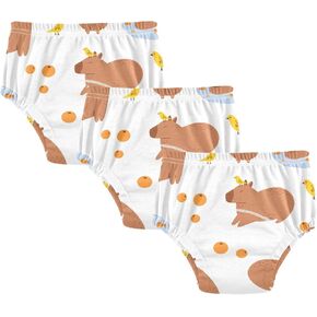 Toddler Potty Training Underwear Cotton Absorbent Soft Baby Girl Boy Potty Training Pant 2T-5T