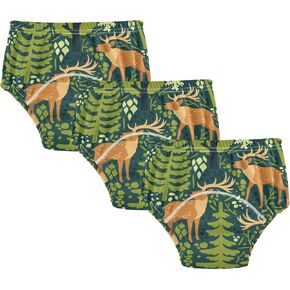 Toddler Potty Training Underwear Cotton Absorbent Soft Baby Girl Boy Potty Training Pant 2T-5T