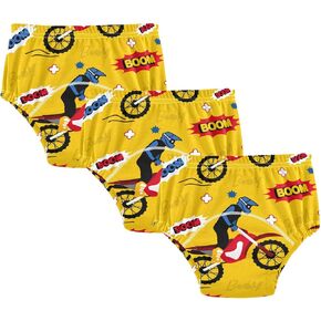 Toddler Potty Training Underwear Cotton Absorbent Soft Baby Girl Boy Potty Training Pant 2T-5T