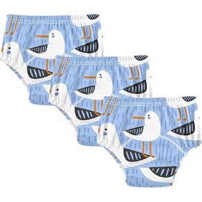 Toddler Potty Training Underwear Cotton Absorbent Soft Baby Girl Boy Potty Training Pant 2T-5T