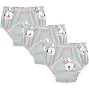 Toddler Potty Training Underwear Cotton Absorbent Soft Baby Girl Boy Potty Training Pant 2T-5T
