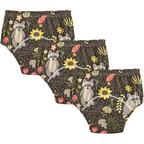 Toddler Potty Training Underwear Cotton Absorbent Soft Baby Girl Boy Potty Training Pant 2T-5T