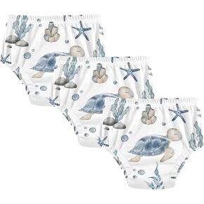 Toddler Potty Training Underwear Cotton Absorbent Soft Baby Girl Boy Potty Training Pant 2T-5T