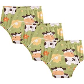 Toddler Potty Training Underwear Cotton Absorbent Soft Baby Girl Boy Potty Training Pant 2T-5T