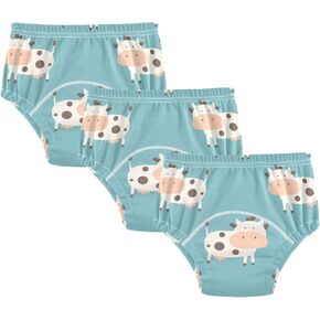 Toddler Potty Training Underwear Cotton Absorbent Soft Baby Girl Boy Potty Training Pant 2T-5T