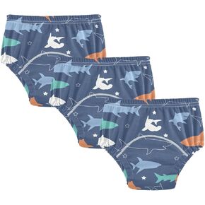 Toddler Potty Training Underwear Cotton Absorbent Soft Baby Girl Boy Potty Training Pant 2T-5T