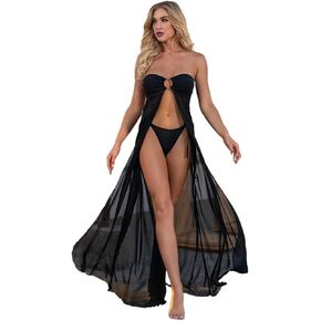 Women Swimsuit Cover Up Summer Beach 2 Packs Ring Cover Up With Thong