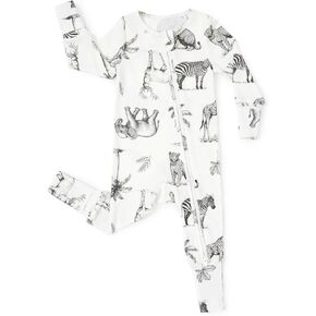 PATPAT Baby Clothes with Premium Soft Wool, Footie Pajama for Baby Boy Girl, Tencel Lyocell Romper Sleeper with 2-Way Zipper