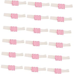 Yardwe 18pcs حفاضات تثبيت أحزمة لليئة أحزمة التثبيت المريحة لليخانة للحفاضات القماش القابلة لإعادة الاستخدام للحديدين
