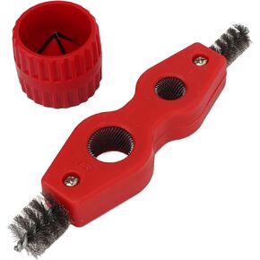 Copper Pipe Reamer, Thick Handle Chamfer Kit with Hardened Alloy Steel Blade for Installation, Cleaning and Removal