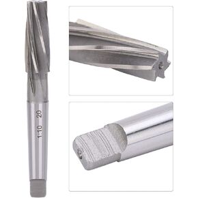 مدبب reamer ، 1:10 Taper Shank Spiral Reamer 17x50x22mm عالي السرعة أدوات القطع الصناعية