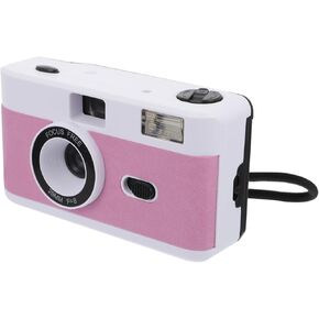 1Pc Retro Film Camera with Built in Flash Reusable Material No Battery Required for Capturing Moments in Vintage Style Compatible with Film
