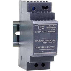 HDR-30 Series HDR-30-5 HDR-30-12 HDR-30-15 HDR-30-24 HDR-30-48 DC STERMENT 30W (HDR-30-5V)