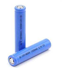 2PCS 14650 1200mAh 3.7v Battery for Headlamp Flashlight Mini Fans Electric Razor