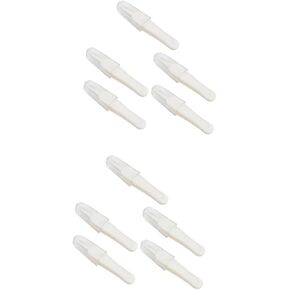 1set Ear Nose Navel Cleaning Tweezers with Non Slip Handle and Cover Practical Clips for Easy Nose Cleaning and Maintenance 5pcs