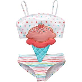 Toddler Baby Girl Swimsuit Ruffler Sleeveless Cutout Swimwear Summer Beach Cute Bathing Suits