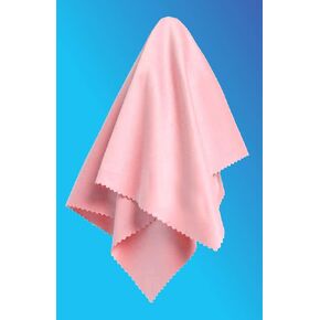 12 Inch X 12 inch (30 x30cm) Extra Large Pack Microfiber Cleaning Cloths, Ideal for All LCD and Touch Screens Lenses on Cameras, Binoculars, and telescopes, and All Types of Optical Glass(1 PCS Pink)