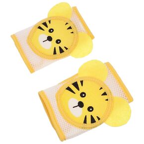 Infant Leg Warmers 1 Pair Boys and Girls Crawling Knee Pads Comfortable Breathable Anti-slip for Boys Girls Cartoon Animal Patterns