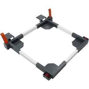 Heavy Duty Mobile Base - 1200lbs Capacity Adjustable Base with Locking Casters, Q235 Steel Frame for Appliances & Machinery, 18.5-29.5" Adjustable Range, Industrial & Home Use