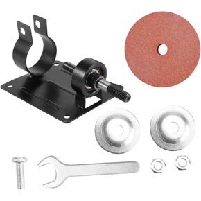 STOBOK 1Set Electric Drill Grinding Machine Base Rack Premium Holder for Drills Compact Design Includes Grinding Wheel Durable Metal Construction for Polishing and Grinding