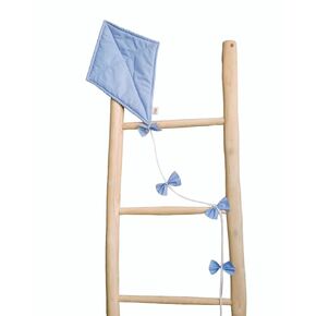 Fabric Wall Hanging Kite,kite nursery wall hanging fabric kite, wall decore, children's room decor,baby room decor, nursery decor (Blue)