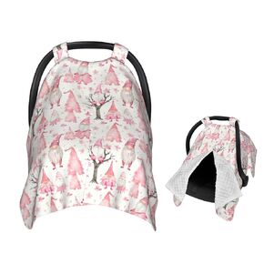 Sheep Cartoon Pattern Baby Car Seat Canopy Nursing Cover for Newborn Car Seat Breastfeeding Covers Blanket Newborn Shower Gift