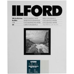 Ilford Multigrade IV RC Deluxe Resin Coated VC Paper, 8x10-Inches, 25-Pack (Pearl) (3 Pack)