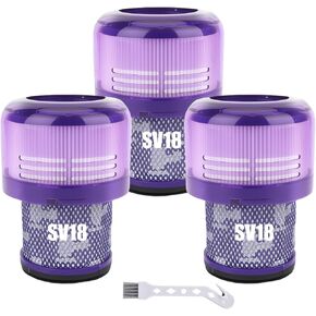 3 Pack SV18 Filter Replacement Compatible with D.yson Digital Slim/Spare Cordless Vacuum, Part No. 970612-01