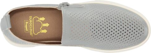 Propét Womens Kate Sneaker, White, 7.5 Wide US in Saudi Arabia
