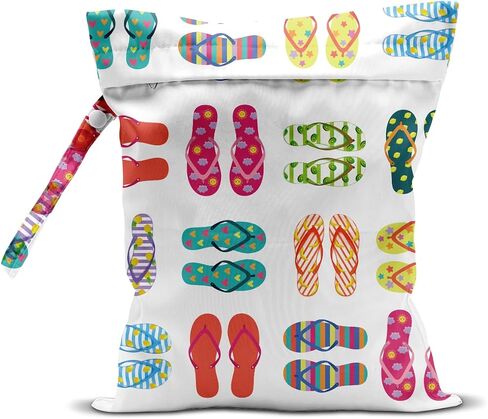 Wet Dry Bag, Wet Bag for Swimsuit, Travel, Beach, Pool, Diapers, Dirty Yoga Gym Clothes, Summer Vacation Essentials, Summer Travel Gifts for Women in Saudi Arabia