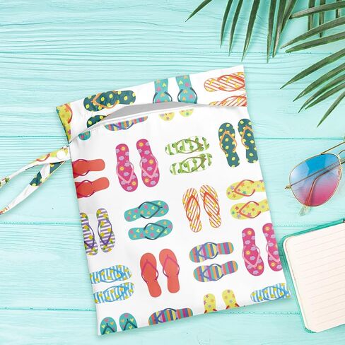 Wet Dry Bag, Wet Bag for Swimsuit, Travel, Beach, Pool, Diapers, Dirty Yoga Gym Clothes, Summer Vacation Essentials, Summer Travel Gifts for Women in Saudi Arabia