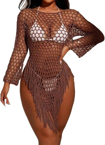 swimsuit coverup for women Asymmetric Hem Beach Cover-Up Dress With Sexy in Saudi Arabia