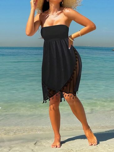 swimsuit coverup for women Sleeveless Strapless Bra Top For Wear Summer in Saudi Arabia