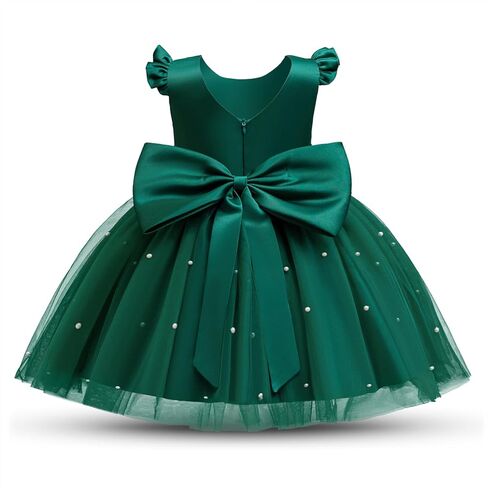 HNXDYY Flower Girl Dress Girl Tutu Birthday Party Dress Princess Wedding Formal Pegeant Gown in Kuwait