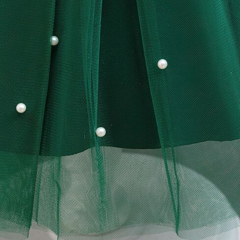 HNXDYY Flower Girl Dress Girl Tutu Birthday Party Dress Princess Wedding Formal Pegeant Gown in Kuwait