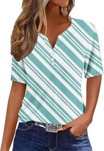 CEBOYEL WOMENS FLOROL PRINT SUMMER TOPS 2024 DANKY CORPLES LISE SHORT HENLE in Saudi Arabia