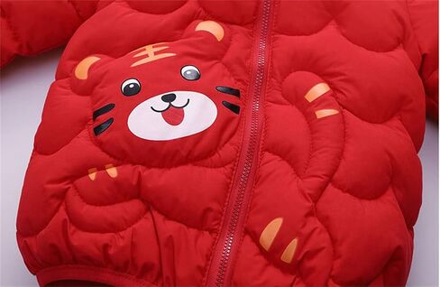 sfdgfhyf Baby Cartoon Jacket Toddler Kids Boys Girls Winter Down Coats Cute Bear Ears Coats With Hoods Cartoon Lightweight in Saudi Arabia