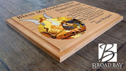 Baptism Gift Blessing PERSONALIZED Christening Gifts - For Boys Baby Girls Babies MADE in USA (My Baptism) in Saudi Arabia