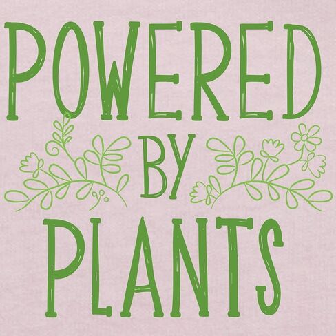 CafePress Powered by Plants Toddler T Shirt Cute Toddler Graphic Tee, 100% Cotton in Saudi Arabia