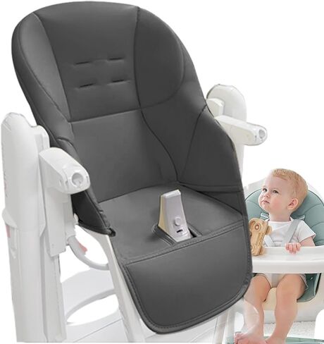 أغلفة كرسي عالية للطفل ، وسادة كرسي عالية ، وغطاء بديل شمولي لـ Gracos ، و Aoneo ، و Kosmic Jané ، و Peg Perego High Kair Cover ، و COT ، و Dark Gray ، و Vun5U6SkrwQSB88U9JQN in Kuwait