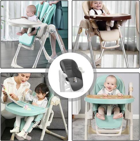 أغلفة كرسي عالية للطفل ، وسادة كرسي عالية ، وغطاء بديل شمولي لـ Gracos ، و Aoneo ، و Kosmic Jané ، و Peg Perego High Kair Cover ، و COT ، و Dark Gray ، و Vun5U6SkrwQSB88U9JQN in Kuwait