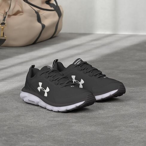 Under Armour Women's Charged Assert 9, (115) Halo Gray/White/Aurora Purple, 6 in Saudi Arabia