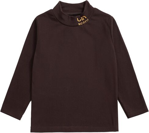 Baby Boys Girls Long Sleeve Letter Print Mour Neck Dhork Interwear Stop Undershirt Winter Disual Thirts in Saudi Arabia