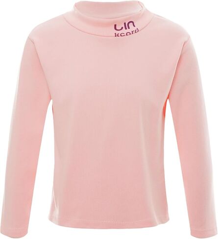 Toddler Boys Girls Casual Long Sleeve Thermal Underwear Top Letter Print Mock Neck T-Shirts Winter Undershirt in Saudi Arabia